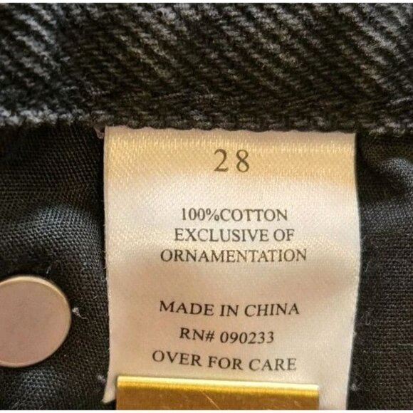 Playboy By Pacsun Womens 28 High Rise Button Fly Black Jean Hot Shorts Distress - Picture 3 of 9